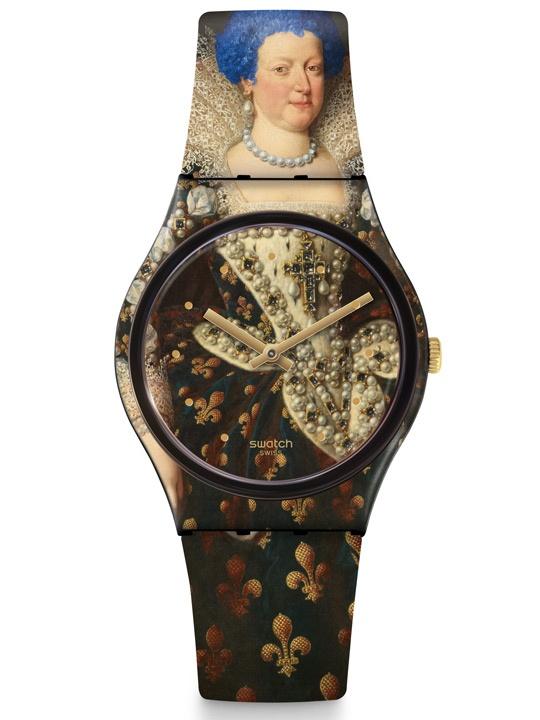 SWATCH Musee Du Louvre ‘Hairyblue Mary’ ($109)
