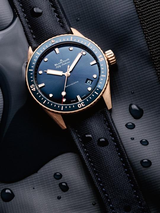 Blancpain Fifty Fathoms Bathyscape in Sedna Gold