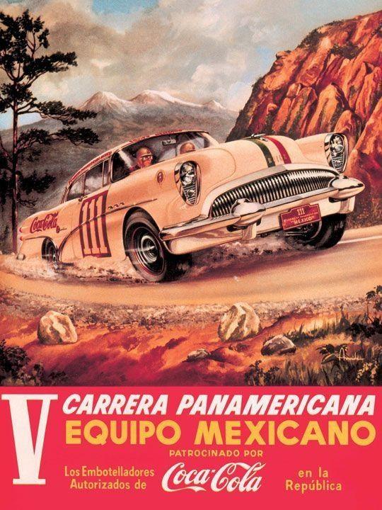 Vintage Carrera Panamericana poster