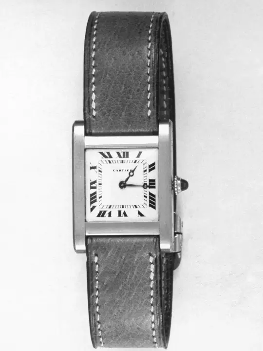 The original Tank wristwatch from 1919