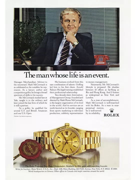 Vintage Rolex ad