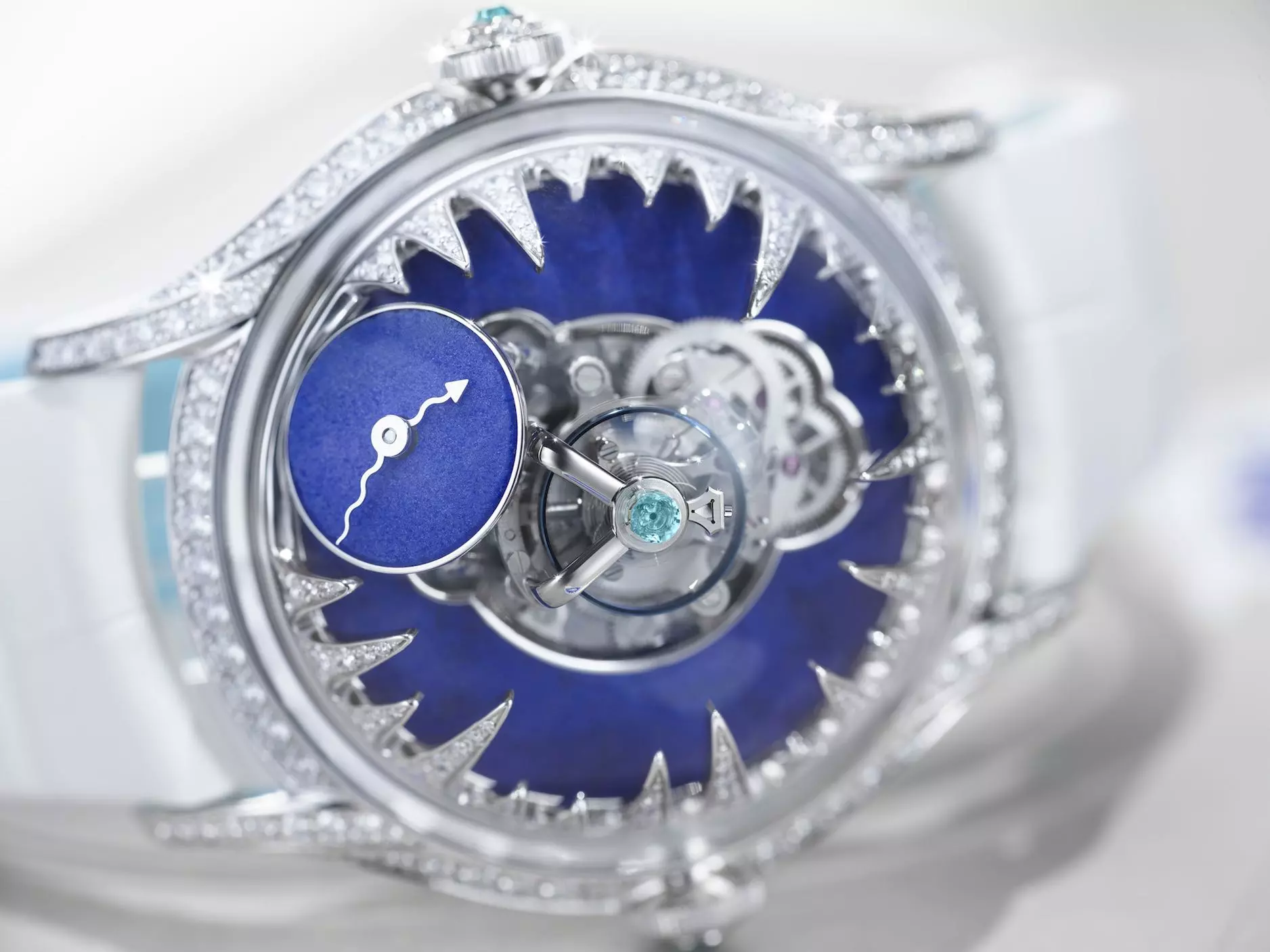 The MB&F x Emmanuel Tarpin Legacy Machine Flying T 'Ice' is inspired by the way Lake Baikal freezes in winter.