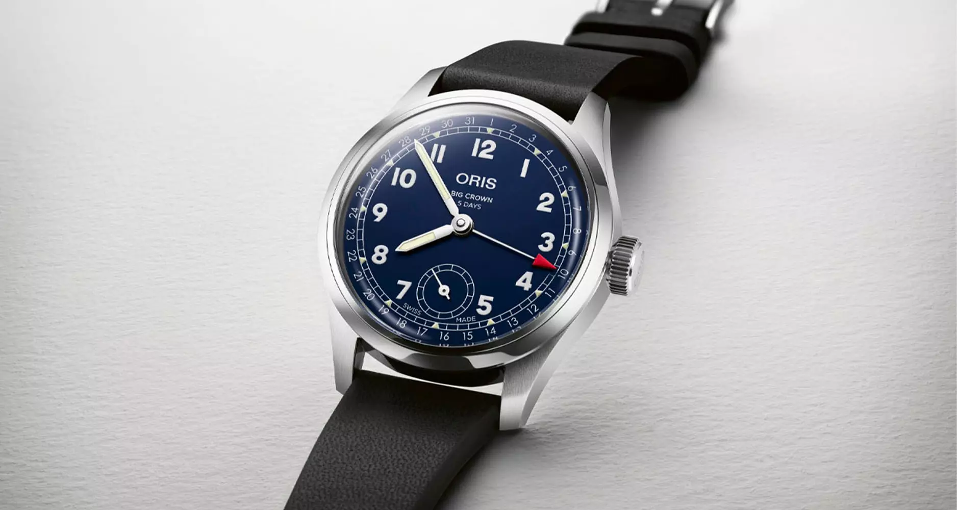 The Oris Big Crown Pointer Date with self-winding Calibre 403.