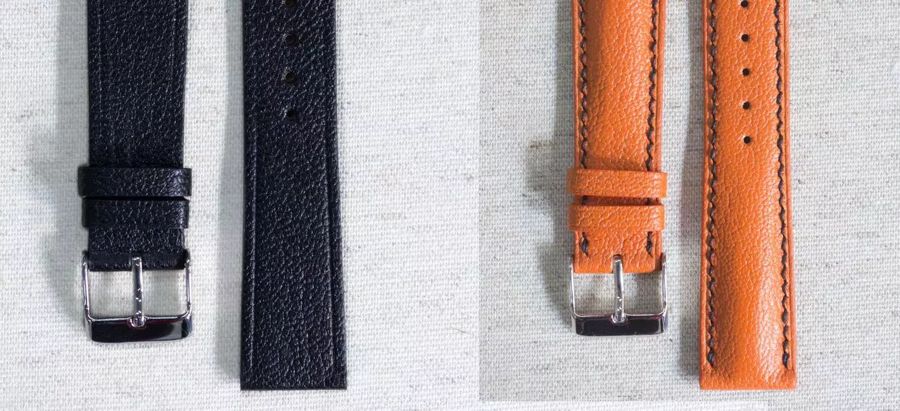 CrownWatchBlog Chèvre leather watch strap