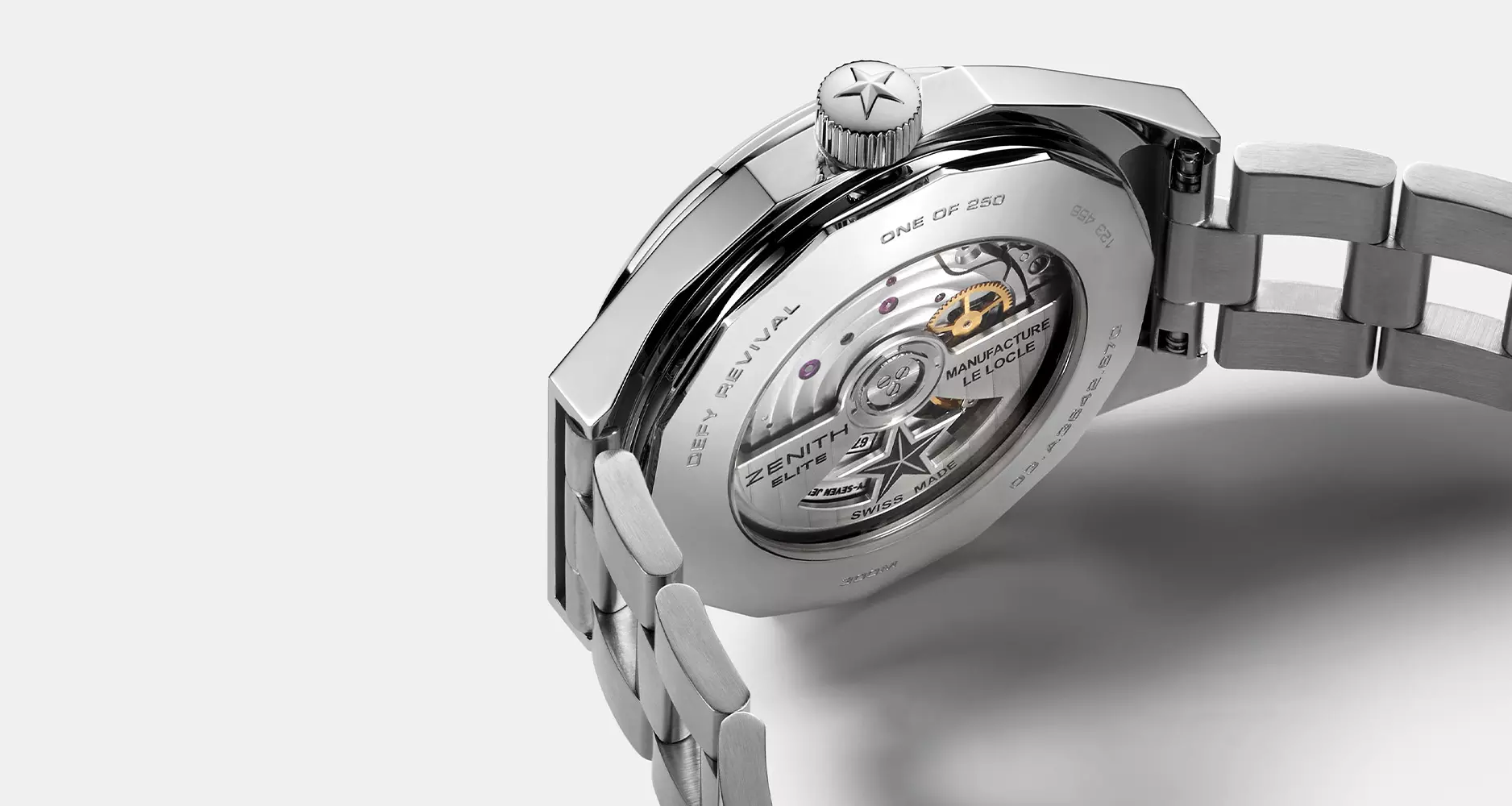The Zenith Elite 670 calibre powers both the Defy Revival A3690 and A3691 timepieces.