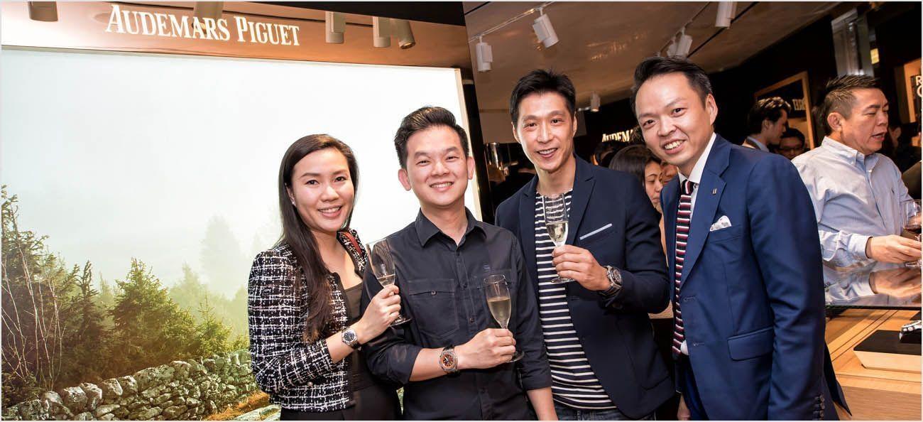 Mr & Mrs Keagan Tan and Mr Alex Yu with Mr Jason Koh
