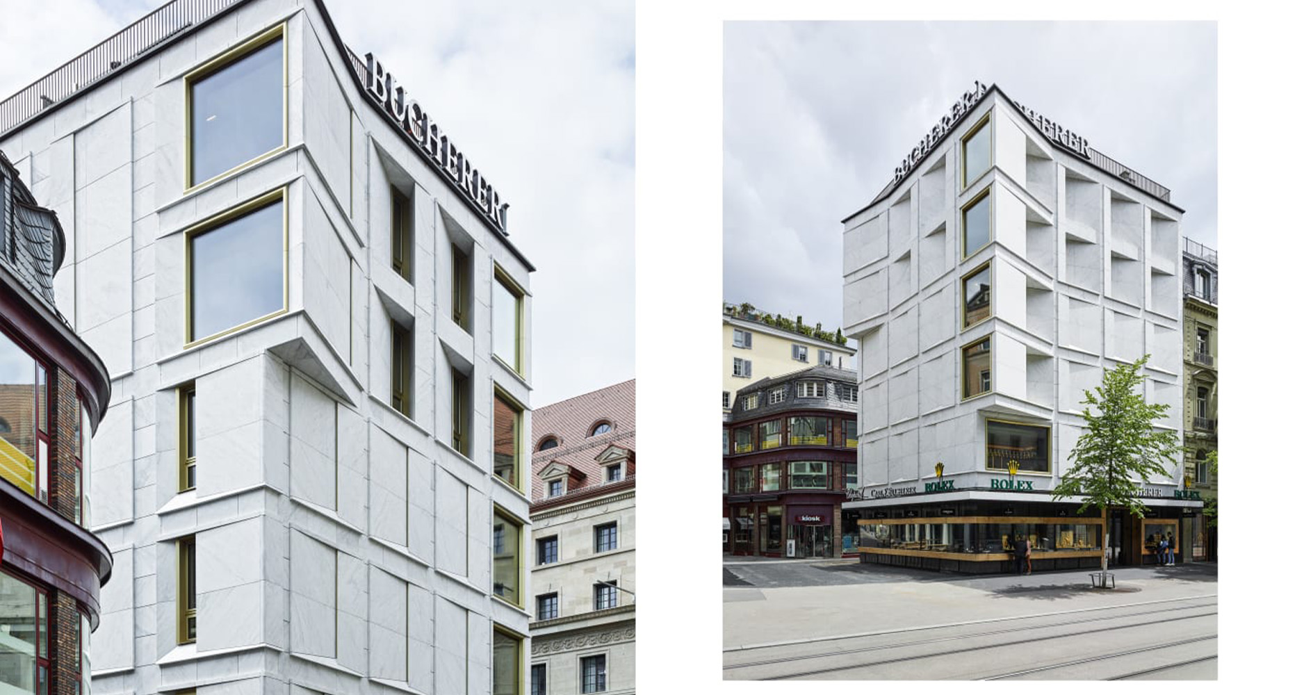 Bucherer's boutiques include a building in Zurich with a unique Rolex store concept.