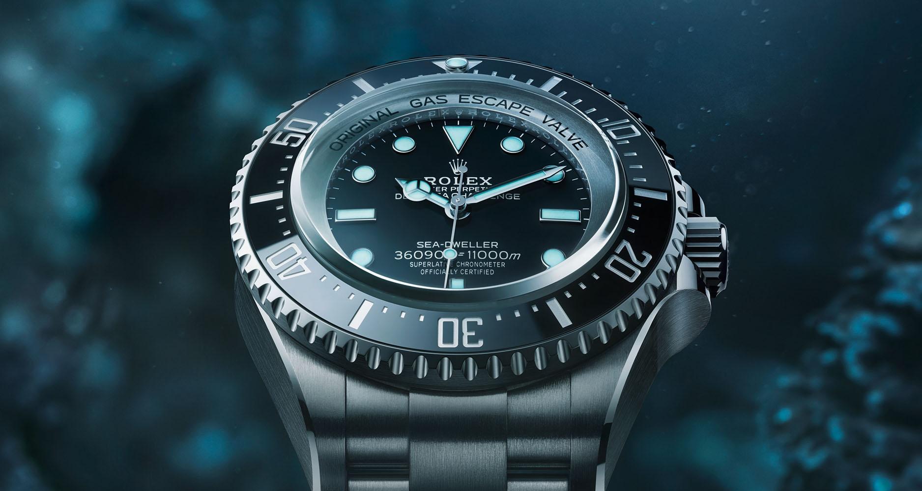 The Rolex Deepsea Challenge, the brand's first RLX titanium watch.