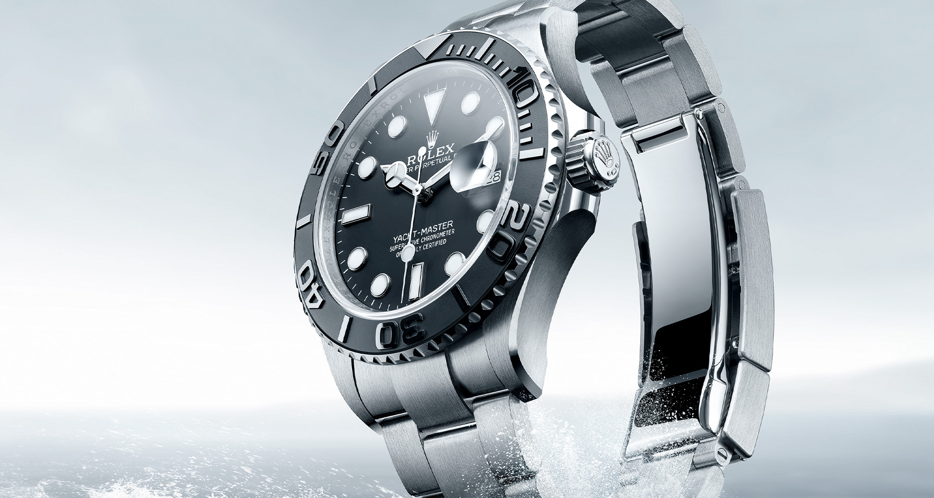 The Rolex Oyster Perpetual Yacht-Master 42 in RLX titanium.