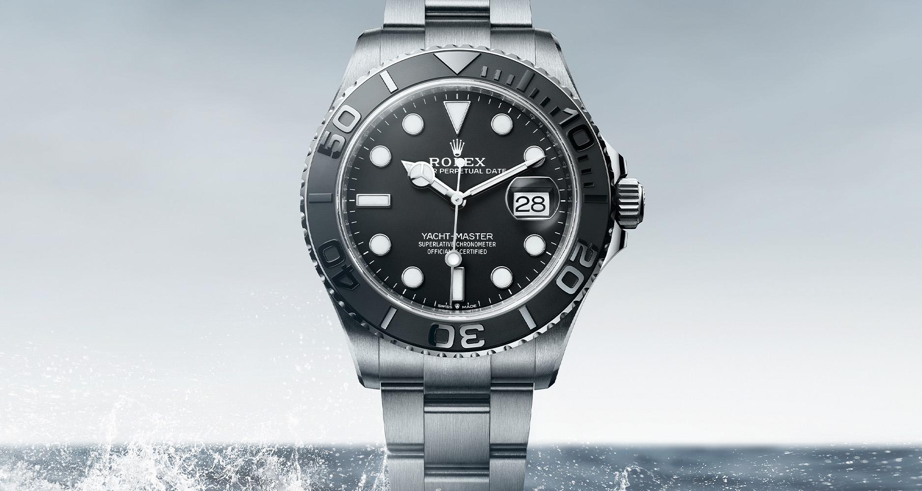 The Rolex Oyster Perpetual Yacht-Master 42 in RLX titanium.
