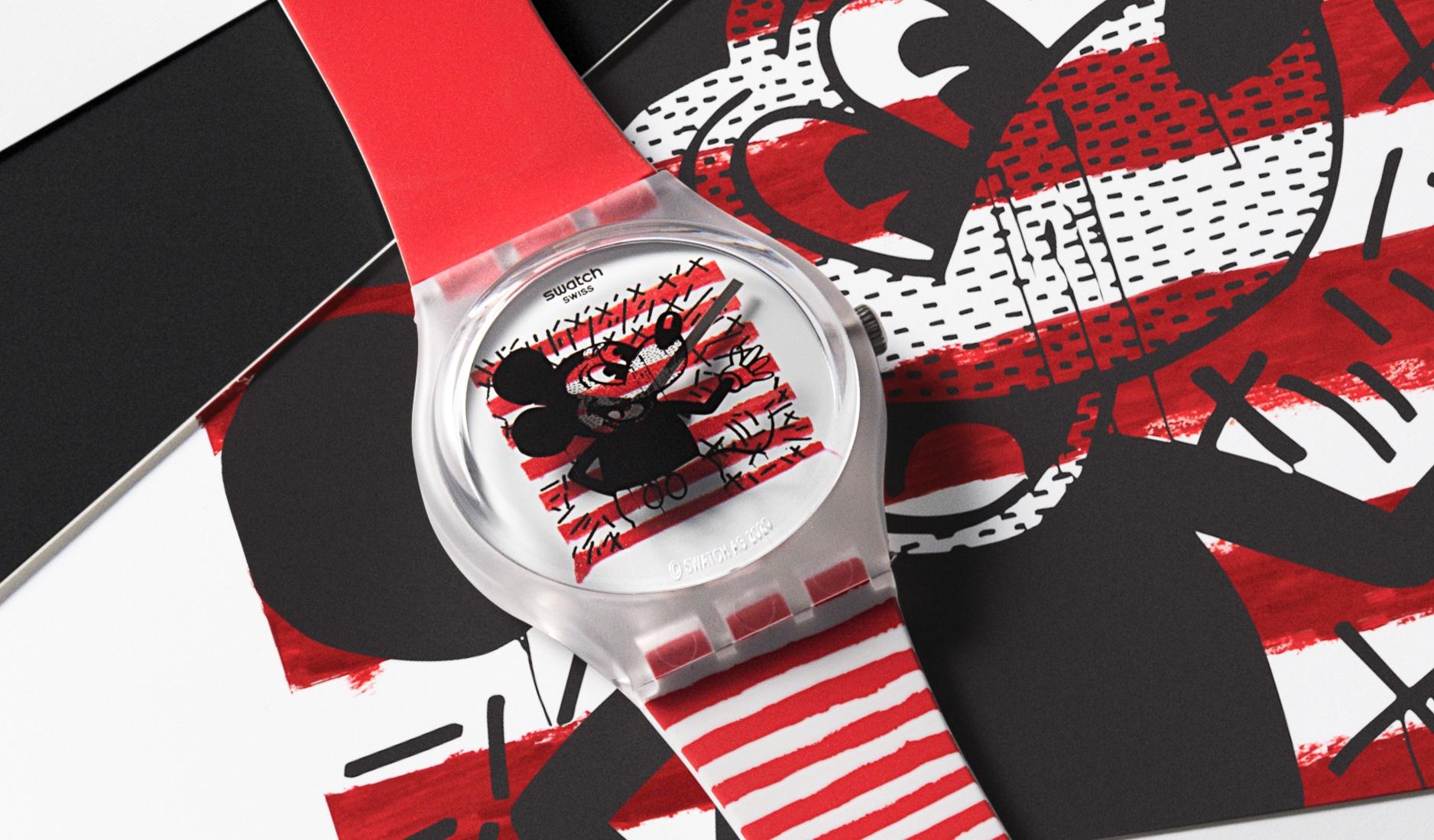 Disney Mickey Mouse X Keith Haring X Swatch